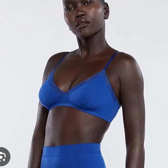 Savage X Fenty Blue Microfiber Bralette - Picture 1 of 3